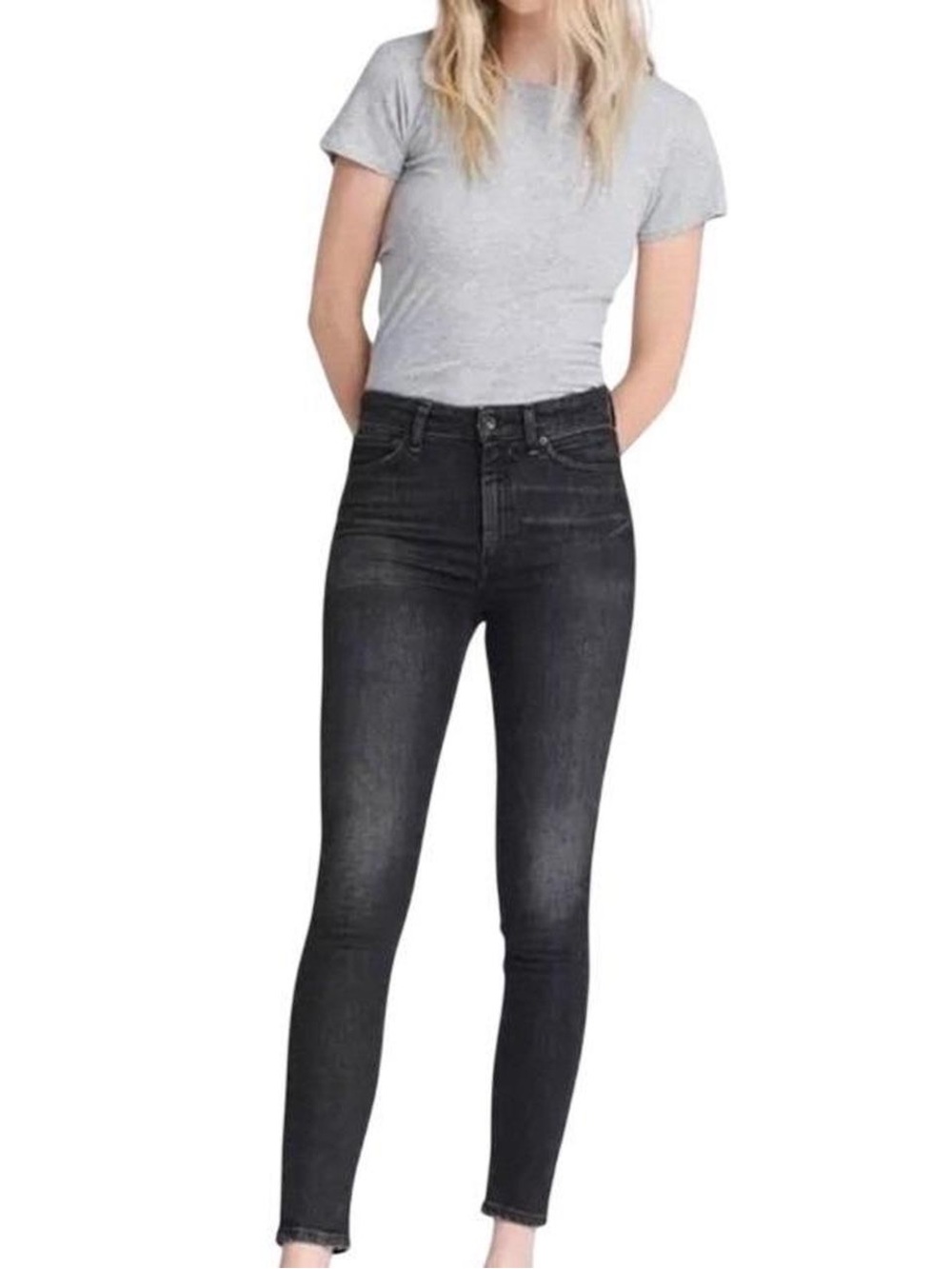 rag & bone Skinny Jeans in Washed Black Never Worn